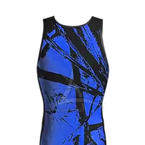 Singlet de Lucha Reversible Ligero OEM para Hombre, Mallas Profesionales de Artes Marciales, Spandex/Poliéster de Secado Rápido y Ecológico - Product Image 3