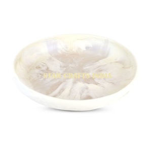 Venta al por mayor de cuencos de resina de calidad superior, cuenco de orgón de selenita natural para curación y decoración del hogar del fabricante indio SCI - Product Image 4