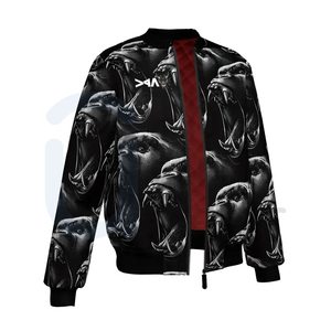 แจ็คเก็ตบอมเบอร์ผู้ชายสำหรับฤดูหนาว คอตั้ง แห้งเร็ว เป็นมิตรกับสิ่งแวดล้อม คุณภาพสูง รับผลิตตามสั่ง (OEM) พร้อมคุณสมบัติที่ปรับแต่งได้ - Product Image 3