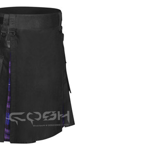 กระโปรงสก็อตแบบดั้งเดิมและแฟชั่นสำหรับผู้ชายดีไซน์ไฮบริดผลิตในปากีสถานสำหรับเครื่องดนตรีและอุปกรณ์เสริม - Product Image 2