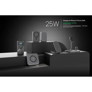 Powerbank Unisex in Metallo con Ricarica Wireless Sostenibile Quantum RCS 25W, Gadget Fitness Intelligente - Product Image 2