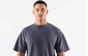 เสื้อยืดผู้ชายโอเวอร์ไซส์ลายว่างเปล่าสไตล์ใหม่: เสื้อยืดเฮฟวี่เวทขายส่งสำหรับไซส์ใหญ่และสูงมีหลายสีให้เลือก - Product Image 6