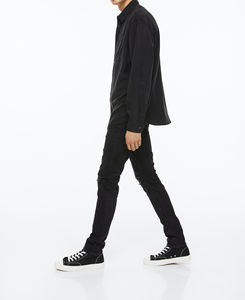 กางเกงยีนส์สกินนี่ขายาวสำหรับผู้ชายกางเกงยีนส์แฟชั่นทรงสลิมฟิตสำหรับผู้ชาย - Product Image 2