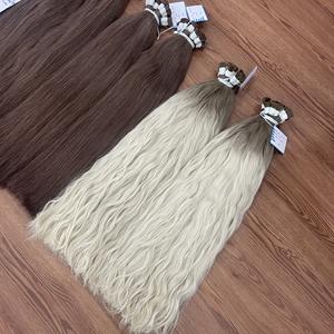 Extensiones de cabello humano de alta calidad, el mejor precio al por mayor, extensiones de cabello a granel, cabello crudo vietnamita sin caída - Product Image 4