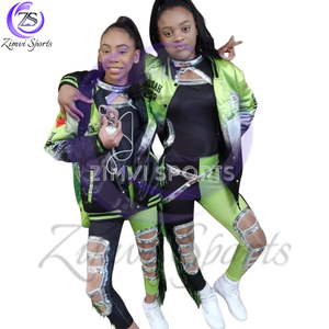 Costume de danse sur mesure de qualité supérieure, prix de gros 2025, production rapide, uniforme de majorette coloré par Zimvi Sports - Product Image 2