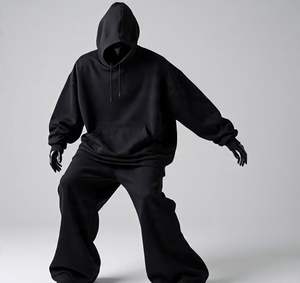 Ventes en gros de sweats à capuche personnalisés pour hommes, ensembles brodés unisexes, logo vierge, impression par sublimation, sweat-shirt et ensembles de survêtement - Product Image 4