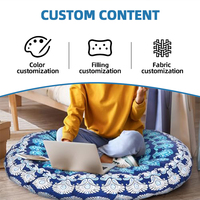 Coussin de chaise multifonctionnel SUREWALHOME, coussin de sol, coussin de jardin, coussins de salle de jeux surdimensionnés, grand coussin pour le yoga