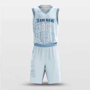 Uniformes de Baloncesto Personalizados para Hombre, Conjuntos Profesionales sin Mangas, de Secado Rápido y Transpirables, Camiseta 100% Poliéster - Product Image 4