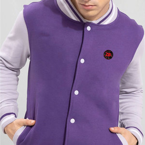 Private Label Men's Stand Collar Eco-Friendly High Quality Winter Letterman <b>Jacket</b> Cotton/Wool Available in Bulk Quantity - Product Image 6
