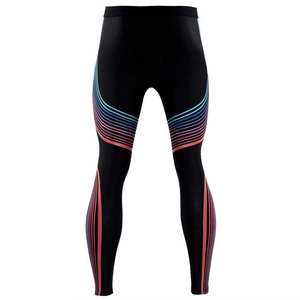 Leggings de compression pour hommes en coton et fibre de bambou, respirants, séchage rapide, taille élastique, pour BJJ, entraînement, imprimés - Product Image 1