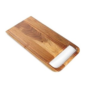 Planche à découper en bois d'acacia naturel de qualité exclusive artisanat maison cuisine utiliser planche à découper en bois - Product Image 4