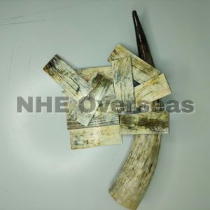 Placas de cuerno africano natural Premium para producción de Marcos ópticos de lujo Placas de cuerno blanco hechas a mano por NHE Overseas - Product Image 4