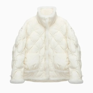 แจ็คเก็ตขนเป็ดให้ความอบอุ่นสำหรับผู้หญิง, เสื้อโค้ทแฟชั่นคอตั้งเสื้อแจ็คเก็ตขนเป็ดฤดูหนาวลำลองใหม่ฤดูใบไม้ร่วง - Product Image 6