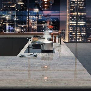 Cristal de Quartz Tundra Congelée - Composition Moderne, Étanche, Durable, Écologique, Grande Dalle - Product Image 2