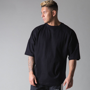 Manufacturer's Premium Quality Sublimation Knitted Cotton Short Sleeve Eco-Friendly Breathable Streetwear T-Shirt for <b>Men</b> Custom - Product Image 2
