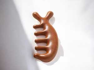 Custom Logo Polished Durable Wooden Massage <b>Hair</b> Comb Handmade Natural Wood <b>Scalp</b> <b>Massager</b> for Professional Salon Use - Product Image 6