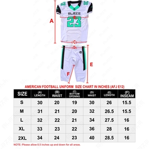 Uniforme de fútbol americano de alta calidad, nuevo diseño, precio competitivo, uniformes de fútbol americano personalizados, camiseta de fútbol americano - Product Image 6