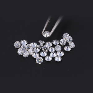 Diamants de laboratoire en vrac authentiques en gros 0,1 carat HPHT, taille Melee, diamants ronds blancs DE VVS synthétiques CVD cultivés en laboratoire à acheter - Product Image 1