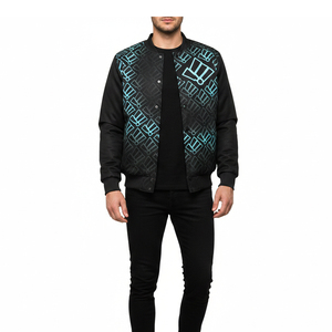 Nouvelle veste bomber rembourrée personnalisée, réversible, écologique, imperméable et respirante, à col montant, collection Printemps 2026 - Product Image 4