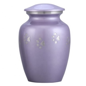 Urna Conmemorativa para Mascotas para Cenizas, Fabricante y Proveedor de Urnas para Cremación de Mascotas, Último Diseño de Urna Metálica para Mascotas con Huellas para Funerales - Product Image 3