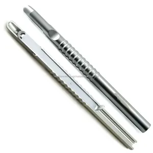 Raspador de Hueso Dental Manual, Herramienta Quirúrgica Recta para Recolección de Hueso Autógeno en Implantes - Product Image 6