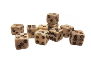 Juego de Dados Poliédricos de Cuerno de Lujo, Hechos a Mano, Naturales y Ecológicos, de 7 Piezas para Juegos de Rol y Mesa, Tradebyd - Product Image 2