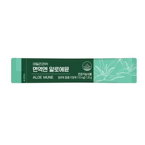 [ChunhoNcare] Vitamine Gelée Bien-être avec Aloemune Jelly Stick 20g * 15ea Supplément de gelée portable avec ingrédients à base de plantes - Product Image 5