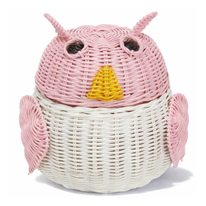 Panier de rangement polyvalent pour accessoires de chambre d'enfant, paniers en rotin de qualité supérieure - Product Image 1