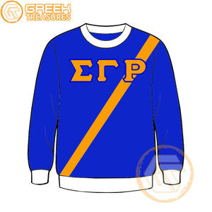 Haute qualité personnalisé Sigma Gamma Rho coton polaire sweat brodé pull veste femmes vêtements grecs sororité Style - Product Image 1