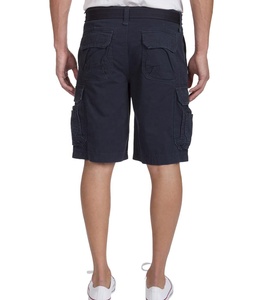2023 pantalones cortos Cargo de lana para hombre, 100% de algodón, cintura media, entrenamiento de motorista, ropa de calle informal, bolsillos, antiarrugas, secado rápido, logotipo personalizado - Product Image 4
