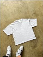 T-shirt surdimensionné imprimé graphique personnalisé pour hommes 3D DTG Logo broderie 100% coton vierge Hip Hop vêtements T-shirts pour hommes