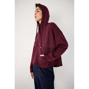 Sudadera Suave de Uso Diario con Cierre de Media Cremallera y Bolsillos, 100% Modal - Product Image 3