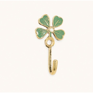 Tốt Nhất Bán Tường Trang Trí Móc Cổ Điển Hoa Hình Dạng Áo Móc May Mắn Clover Móc Mini Bởi Nhà Hoàng Gia Bộ Sưu Tập Nhà Nhà Cung Cấp - Product Image 1