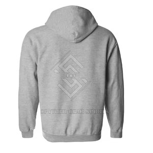 Sweat à capuche zippé pour homme, collection hiver, design personnalisé, impression de logo personnalisé, polaire décontracté uni, léger - Product Image 3