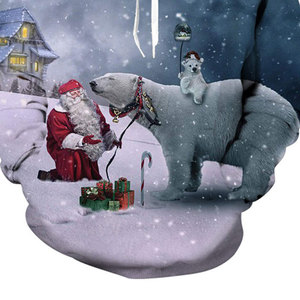 Conjunto Deportivo Navideño Personalizable para Hombre, 100% Algodón, Traje Deportivo de Invierno Transpirable de Nailon, OEM Personalizable - Product Image 6