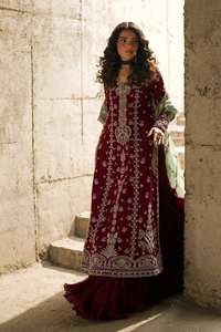 Lancement de nouveaux vêtements de soirée de créateur Look Fancy Style Top Lehenga et Dupatta tissu Faux Georgette avec broderie lourde - Product Image 6