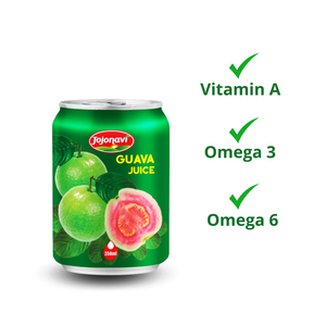 Fabricant de marque privée OEM 250ml Jojonavi Fournisseur en gros de jus de goyave frais Jus de fruits et de légumes - Product Image 3