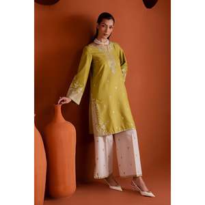 Ensemble chemise et pantalon brodés BATIK-2Piece pour le printemps/été-BIC-265 - Product Image 5