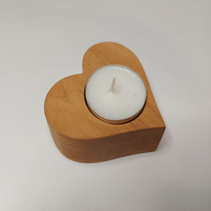 Bougeoir marron peint en bois/support sculpté à la main bougeoir en bois de manguier de la maison salon décoration bougeoir en bois - Product Image 4