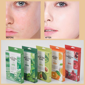 Nhãn hiệu riêng 25ml lựu thảo dược Mặt nạ dưỡng ẩm làm săn chắc nhẹ nhàng 5 Gói giải pháp chăm sóc da hoàn chỉnh cho làn da nhạy cảm - Product Image 4