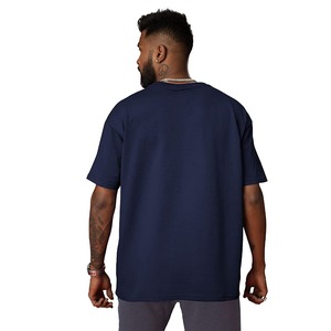 T-shirt surdimensionné pour hommes de haute qualité, streetwear, vente en gros, coton, logo personnalisé, imprimé, léger, séchage rapide - Product Image 2