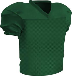 Camiseta de Fútbol Americano Verde con Cuello en V, Malla Transpirable, Manga Corta, Corte Regular, Color Sólido, para Todas las Temporadas - Product Image 1