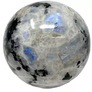 Piedra lunar arcoíris natural de la mejor calidad al por mayor, esferas de piedras preciosas de ágata, cristales de bola curativos para decoración del hogar - Product Image 1