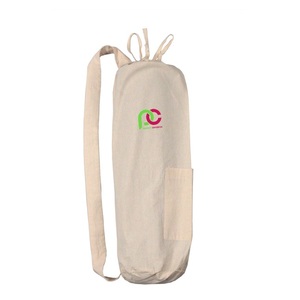 Venta al por mayor barato personalizado impreso algodón Yoga Mat bolsa de lona para llevar las mujeres bolsa de lona de Yoga para llevar Mat esteras de Yoga - Product Image 3
