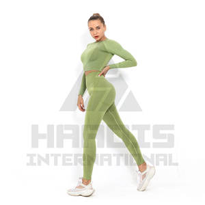 Ensemble de Yoga de haute qualité, Leggings de sport d'entraînement et ensembles de soutien-gorge de Yoga, vente en gros, ensembles de vêtements de Fitness, fabricants en pk - Product Image 1