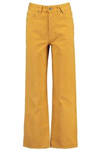 Jean personnalisé avec étiquette et bouton en cuir, pantalon décontracté en denim de coton pour femme, style OEM avec fermeture éclair à la taille en tissu technique et élasthanne - Product Image 2