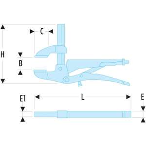 คีมหนีบ Facom G-Clamp แบบขากรรไกรเลื่อน คุณภาพสูง - Product Image 2