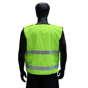 Chaleco DE SEGURIDAD transpirable con cuello en V para hombre con tela ligera y duradera, perfecto para el trabajo al aire libre, la construcción y las actividades diarias - Product Image 2