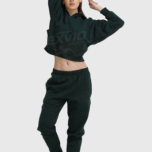 Último Estilo, Precio Bajo, Sudaderas Cortas con Capucha para Mujer, Mangas Largas, Ropa Casual, Sudaderas Cortas con Capucha para Mujer - Product Image 4