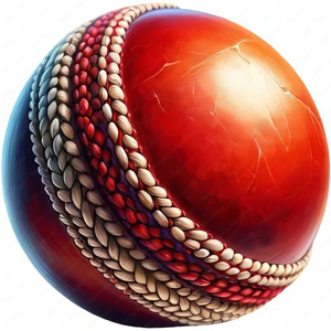 Nouvelle balle de cricket de qualité personnalisable, design en cuir premium avec logo, balle dure à vendre au Pakistan, prix bas à vendre - Product Image 4